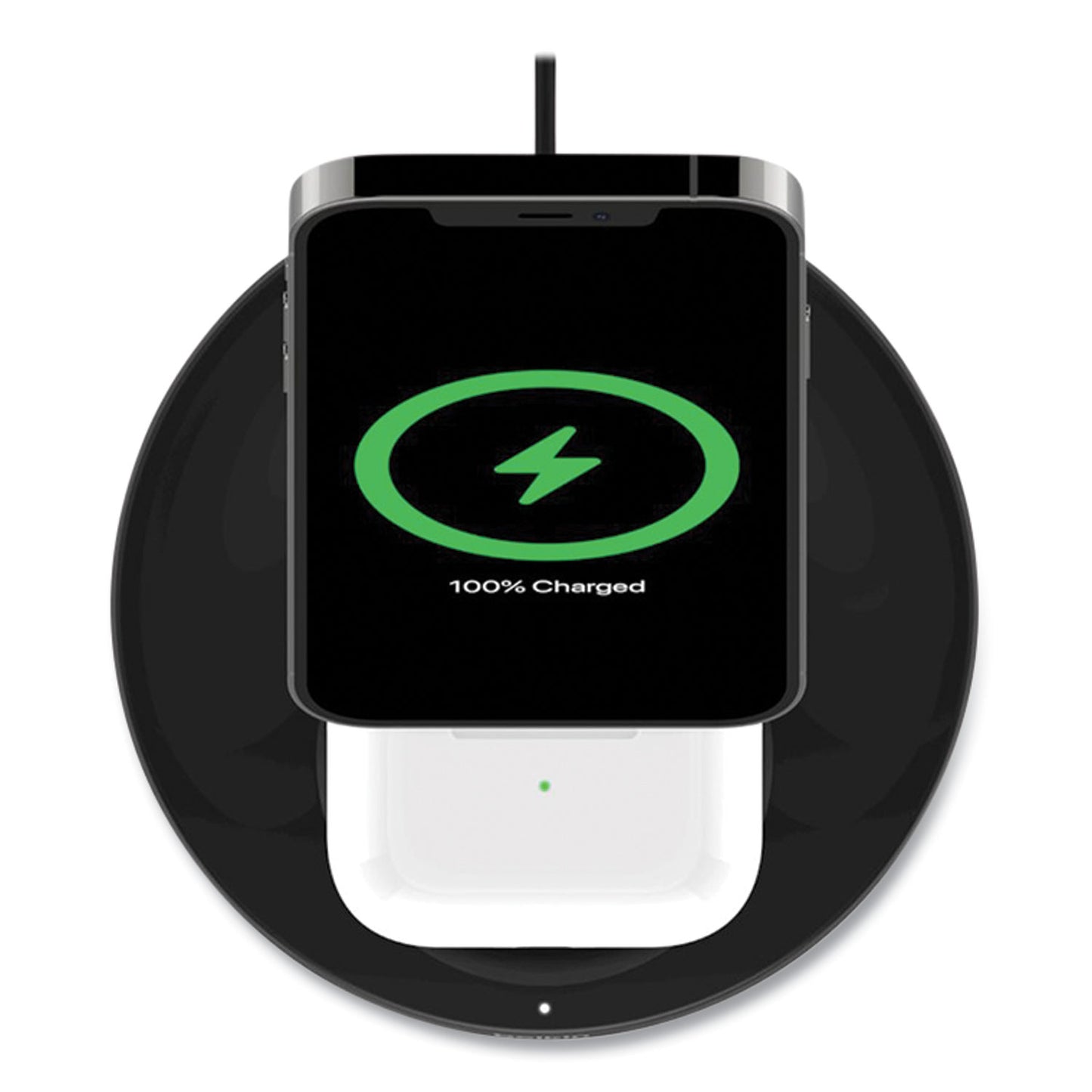 Belkin BOOST CHARGE Pro 2-in-1 Wireless Charger Stand, 15 W, Black (WIZ010TTBK)