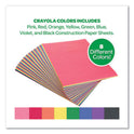 Crayola Construction Paper, 9 x 12, Assorted Colors, 96 Sheets/Pack (993000)