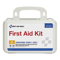 First Aid Only ANSI 2021 First Aid Kit for 10 People, 76 Pieces, Plastic Case (91322)