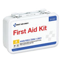 First Aid Only ANSI 2021 First Aid Kit for 10 People, 76 Pieces, Metal Case (91323)