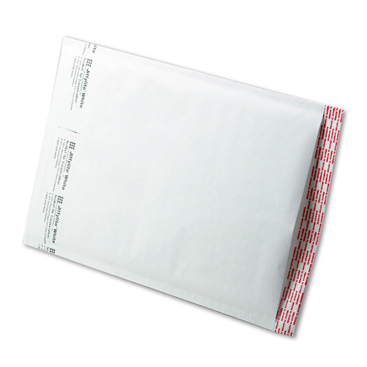 Sealed Air Jiffylite Self-Seal Bubble Mailer, #4, Barrier Bubble Air Cell Cushion, Self-Adhesive Closure, 9.5 x 14.5, White, 100/Carton (39260)