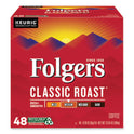 Folgers Gourmet Selections Classic Roast Coffee K-Cups, 48/Box (5000363378)