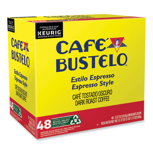 Cafe Bustelo Espresso Style K-Cups, 48/Box (5000346117)