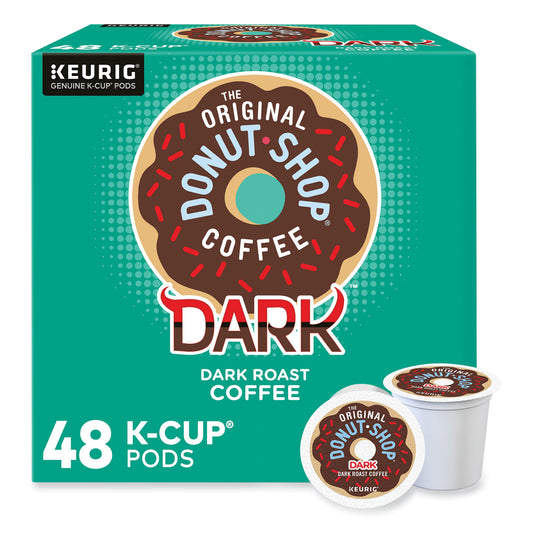 The Original Donut Shop DARK K-Cups, Regular Extra Bold, 48/Box (5000355634)