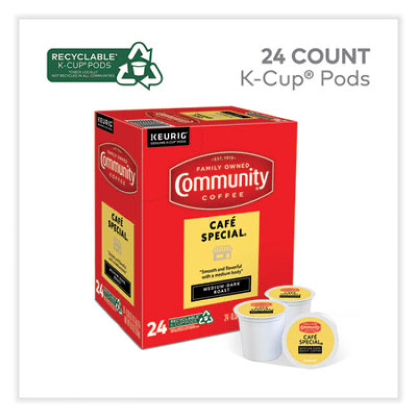 Community Coffee Cafe Special K-Cup, 24/Box (5000374325)