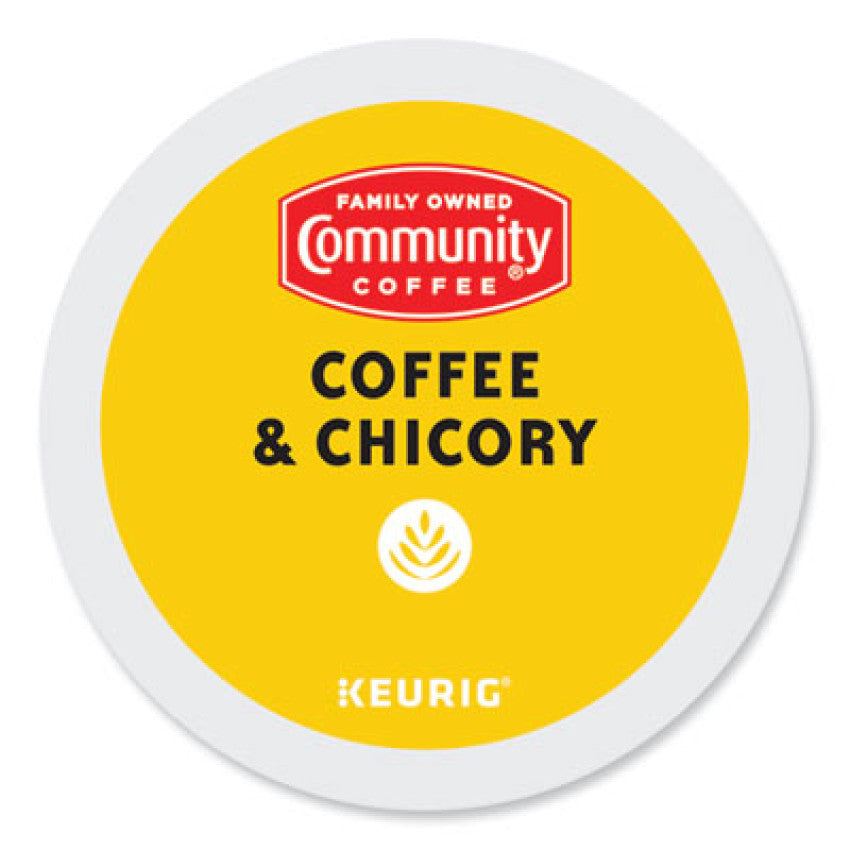 Community Coffee Coffee and Chicory K-Cup, 24/Box (5000374326)