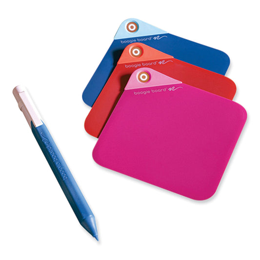 Boogie Board VersaNotes Starter Pack Reusable Notes, Three Assorted Color Notes plus Pen (10M60001)