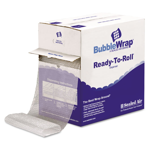 Sealed Air Bubble Wrap, Self-Clinging Air-Cushioned, 0.19" Thick, 12" x 175 ft (69566)