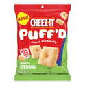 Cheez-It Puff'd Crackers, White Cheddar, 3 oz Bag, 6/Carton (00024)