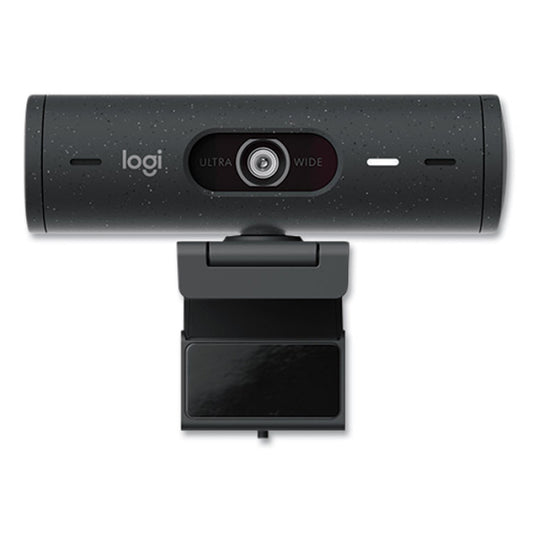 Logitech Brio 500 HD 1080P Webcam, 1920 pixels x 1080 pixels, 4 Mpixels, Graphite (960001493)