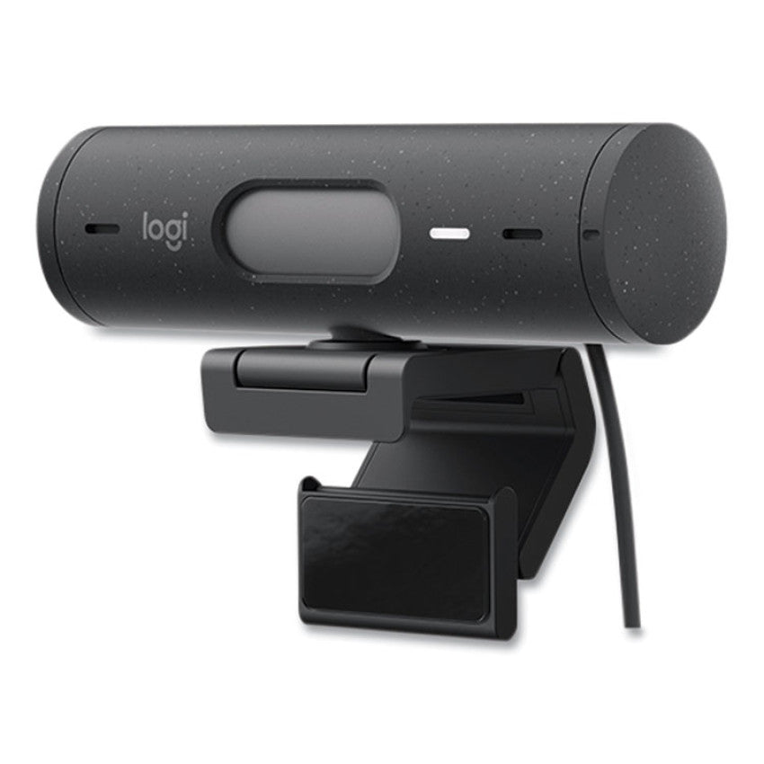 Logitech Brio 500 HD 1080P Webcam, 1920 pixels x 1080 pixels, 4 Mpixels, Graphite (960001493)