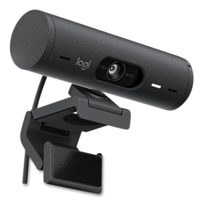 Logitech Brio 500 HD 1080P Webcam, 1920 pixels x 1080 pixels, 4 Mpixels, Graphite (960001493)
