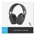 Logitech Zone Vibe 100 Wireless Noise Canceling Over-Ear Headphones, Graphite (981001256)