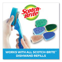 Scotch-Brite Non-Scratch Dishwand Refills, Blue, 2/Pack (48312)