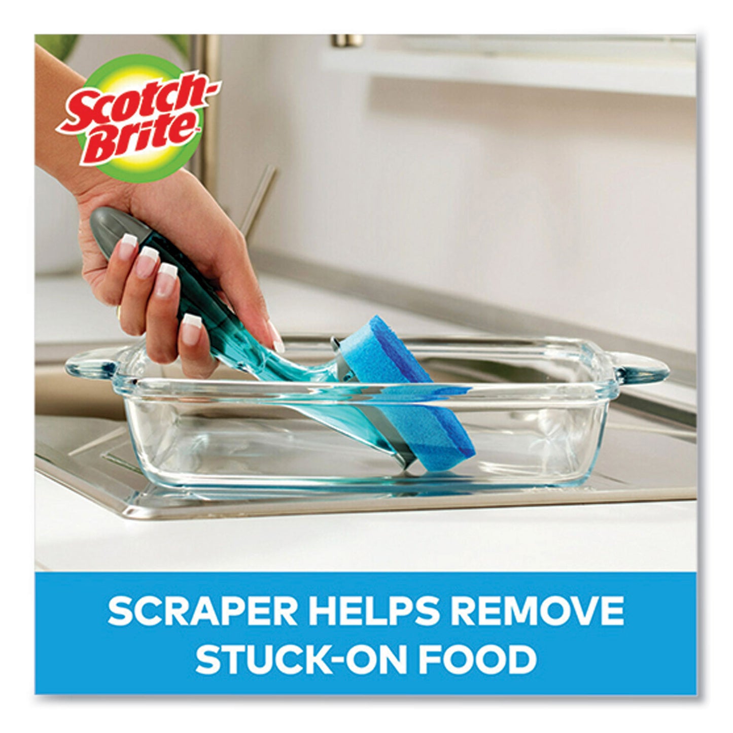 Scotch-Brite Non-Scratch Dishwand Refills, Blue, 2/Pack (48312)
