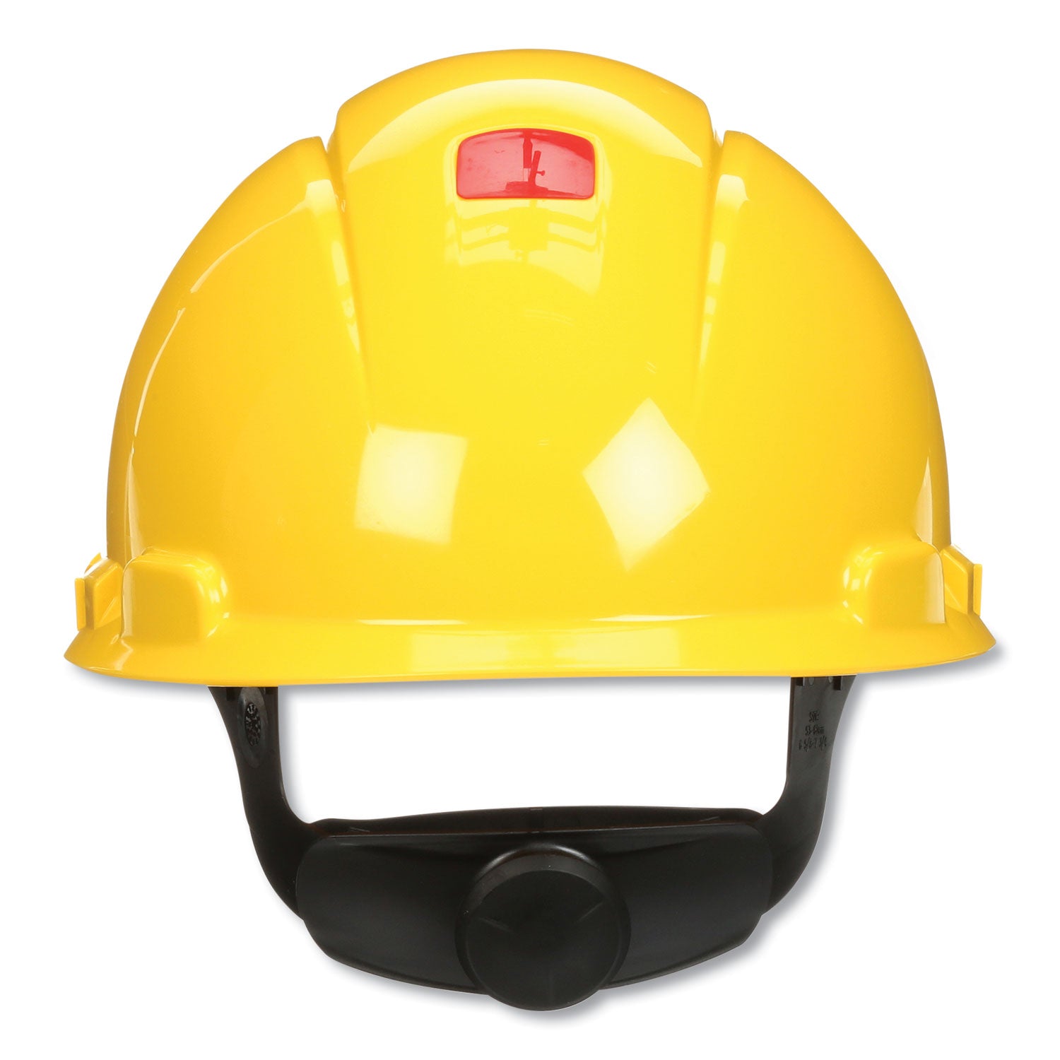 3M SecureFit Hard Hat with Uvicator, Four-Point Ratchet Suspension, Yellow (H702SFRUV)