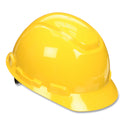 3M SecureFit Hard Hat with Uvicator, Four-Point Ratchet Suspension, Yellow (H702SFRUV)