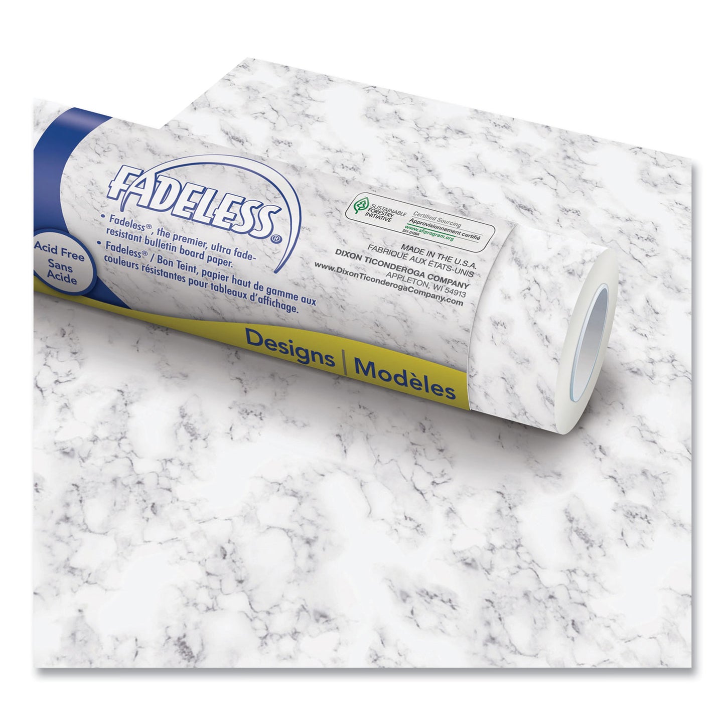 Pacon Fadeless Paper Roll, 50 lb Bond Weight, 48 x 50 ft, Marble (57115)