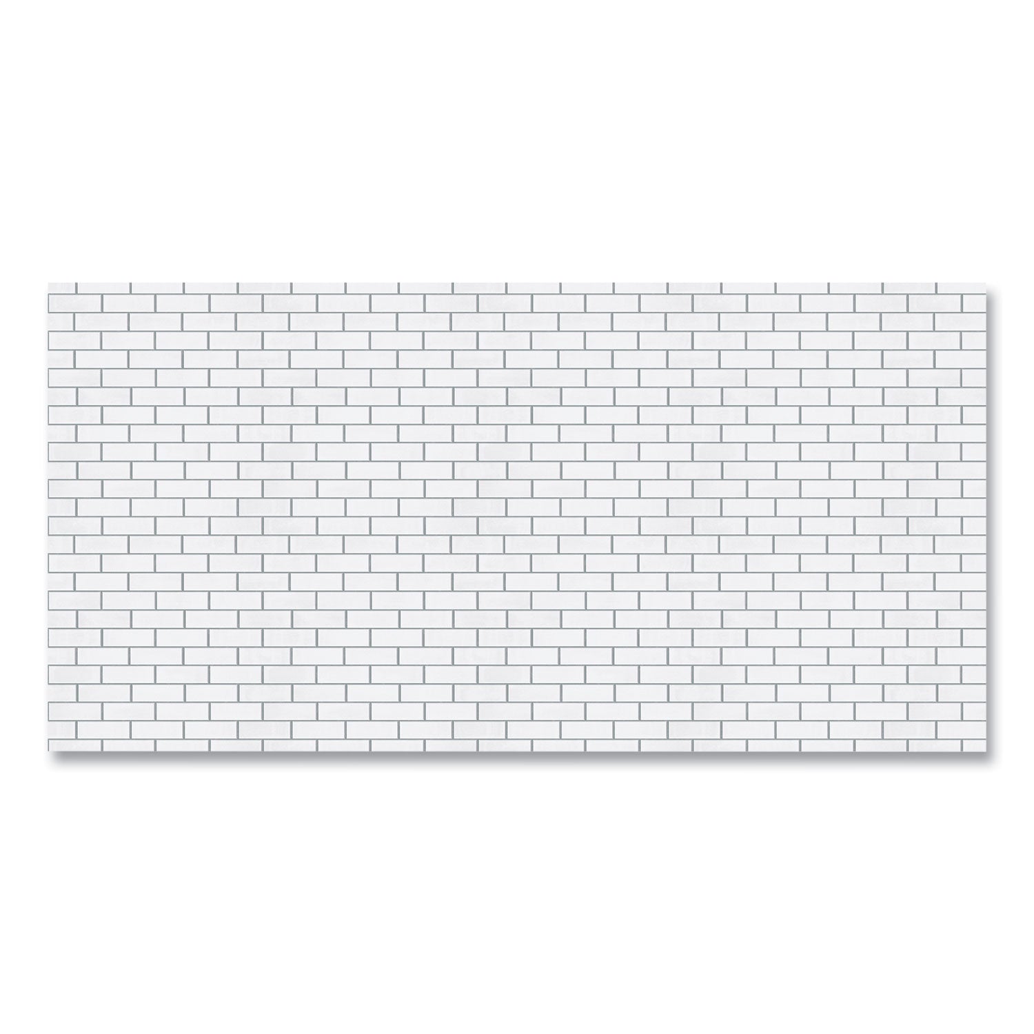 Pacon Fadeless Paper Roll, 50 lb Bond Weight, 48 x 50 ft, White Subway Tile (57505)