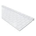 Pacon Fadeless Paper Roll, 50 lb Bond Weight, 48 x 50 ft, White Subway Tile (57505)