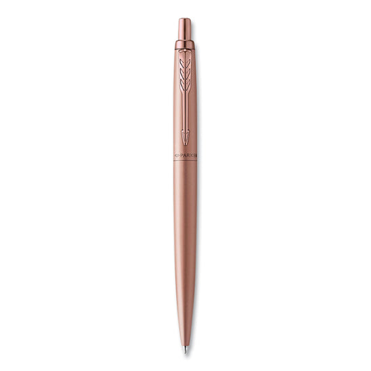 Parker Jotter XL Retractable Ballpoint Pen, Medium Point, Blue Ink, Rose Gold Barrel (2122759)