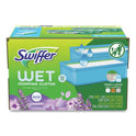 Swiffer Sweeper TRAP + LOCK Wet Mop Cloth, 8 x 10, White, Lavender Scent, 38/Pack (00743)