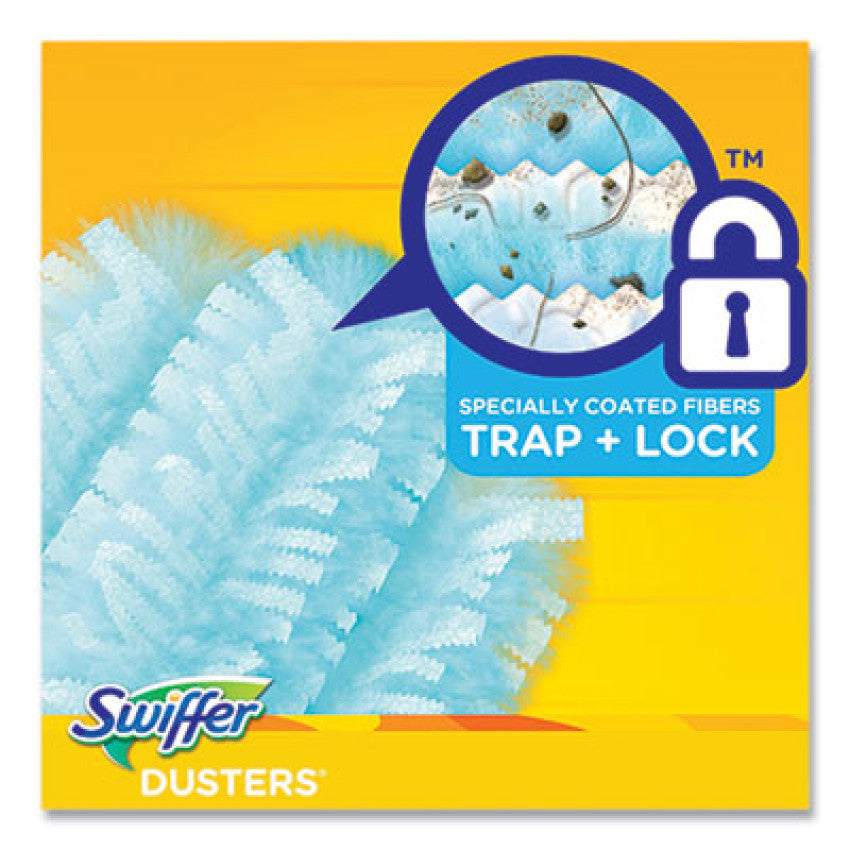 Swiffer Dusters Refill, Dust Lock Fiber, Blue, Gain Original Scent, 18/Pack (99058)