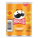 Pringles Grab & Go Cheddar Cheese Crisps, 1.4 oz Can, 12 Carton (84556)