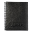 Re-focus the Creative Office Executive Format Password Log Book, 576 Total Entries, 4 Entries/Page, Black Faux-Leather Cover, (72) 10 x 7.6 Sheets (EXPWBOOKBLK)