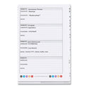 Re-focus the Creative Office Pocket-Style Password Log Book, 480 Total Entries, 4 Entries/Page, White/Red Poly Cover, (60) 7 x 5.5 Sheets (MINIPWBOOKRE)