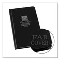 Rite in the Rain All-Weather Hardbound Notebook, Universal: Narrow Rule and Quadrille Rule, Black Cover, (80) 7.25 x 4.38 Sheets (770F)