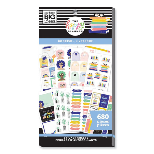 The Happy Planner me and my BIG ideas Stickers, Booklist Theme, 680 Stickers (PPSV1933048)