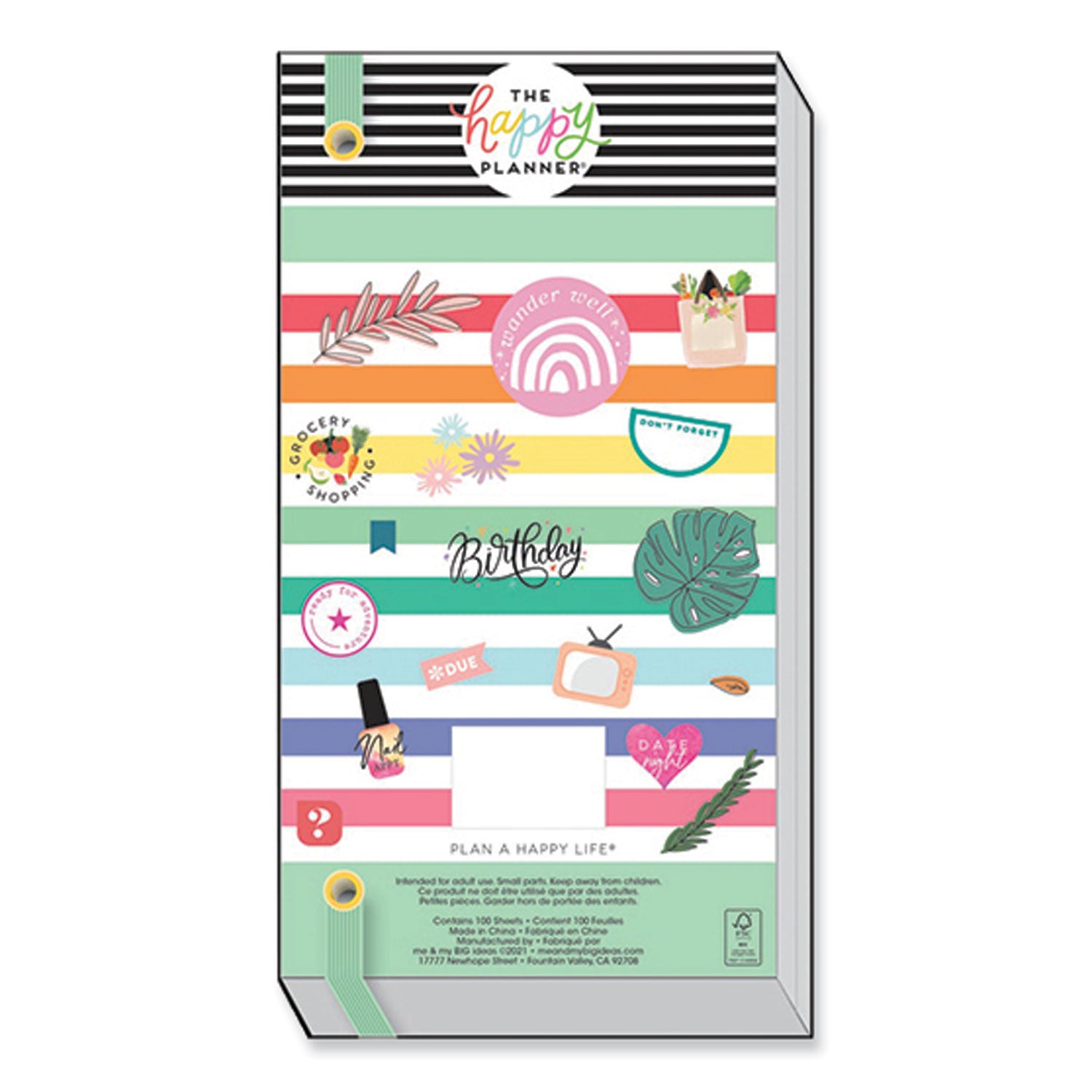 The Happy Planner All the Essentials Mega Value Pack Stickers, Productivity Theme, 2,172 Stickers (SP1H100005)