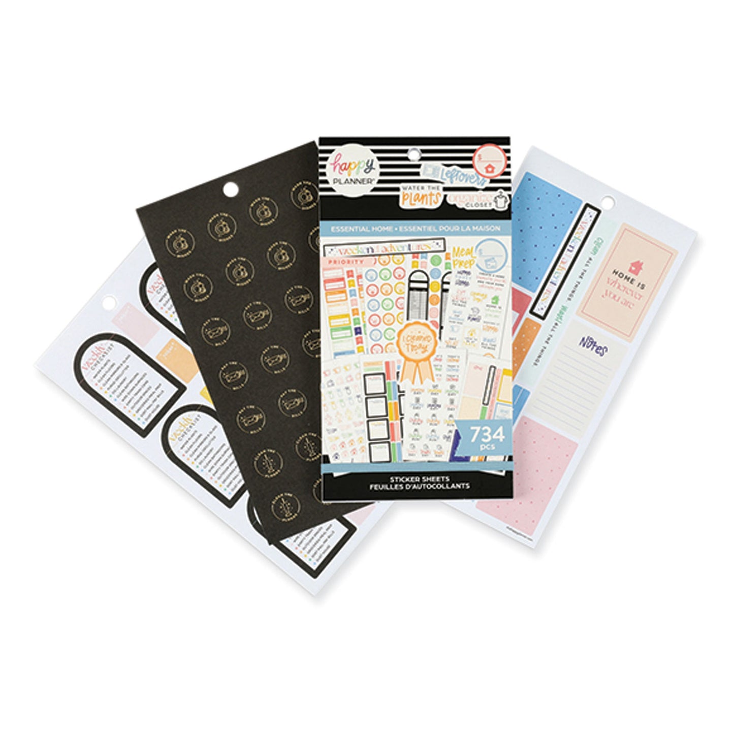 The Happy Planner Essentials Home Classic Stickers, Productivity Theme, 734 Stickers (SVP130149)