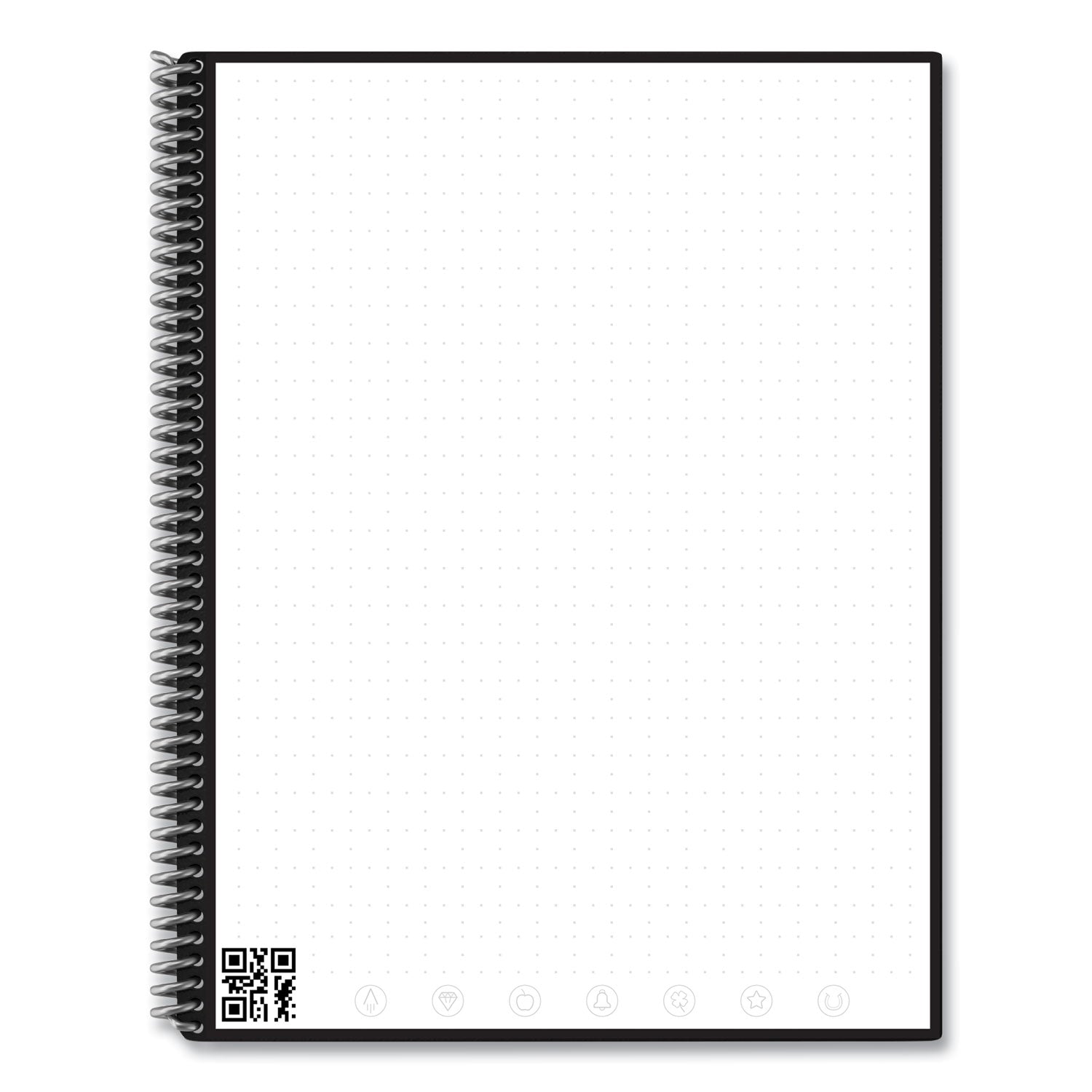 Rocketbook Core Smart Notebook, Dotted Rule, Red Cover, (16) 11 x 8.5 Sheets (EVRLKCBG)