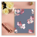 Blue Sky Life Note-It Leah Weekly/Monthly Notes Planner, Floral Artwork, 11 x 8.5, Gray/Pink/White Cover, 12-Month (Jan to Dec): 2025 (139479)