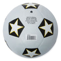 Champion Sports Rubber Sports Ball, For Soccer, No. 3 Size, White/Black (SRB3)