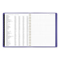 AT-A-GLANCE Contemporary Weekly/Monthly Planner, 11.38 x 9, Purple Cover, 12-Month (Jan to Dec): 2025 (70940X14)