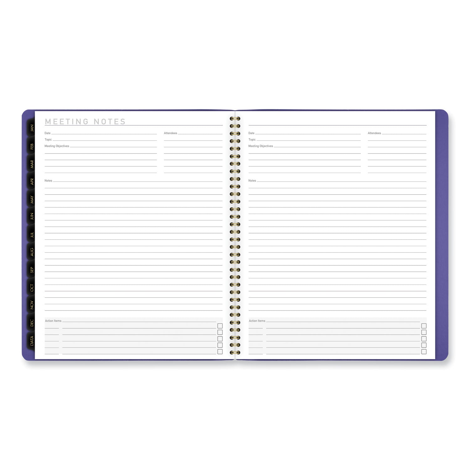 AT-A-GLANCE Contemporary Monthly Planner, 11.38 x 9.63, Purple Cover, 12-Month (Jan to Dec): 2025 (70250X14)