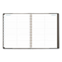 AT-A-GLANCE Signature Collection Black/Gray Felt Weekly/Monthly Planner, 11.25 x 9.5, Black/Gray Cover, 13-Month: Jan 2025 to Jan 2026 (YP90505)