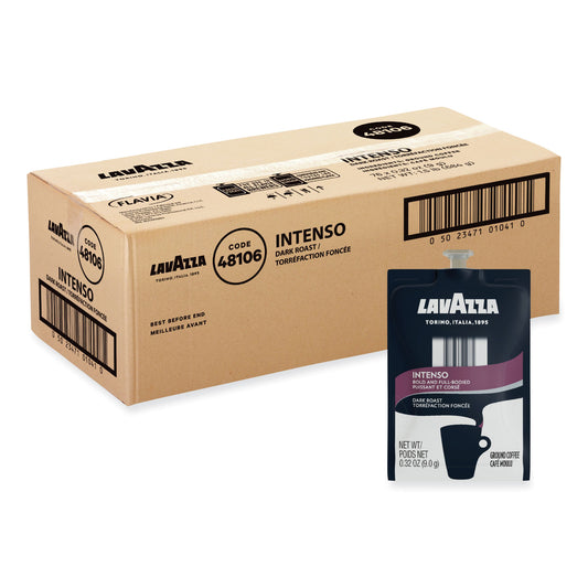 Lavazza FLAVIA Coffee Freshpacks, Intenso Dark Roast, 0.32 oz, 85/Carton (MDR00276)