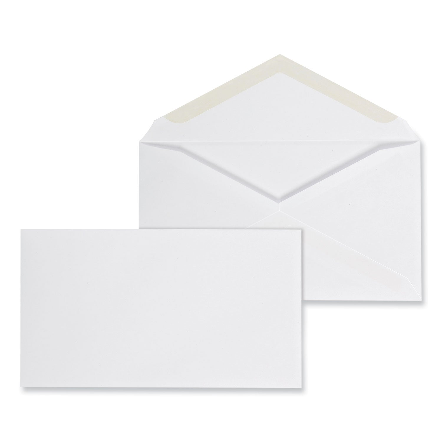 Universal Open-End Business Envelope, #6 3/4, Square Flap, Gummed Closure, 3.06 x 6.6, White, 125/Box (35226)