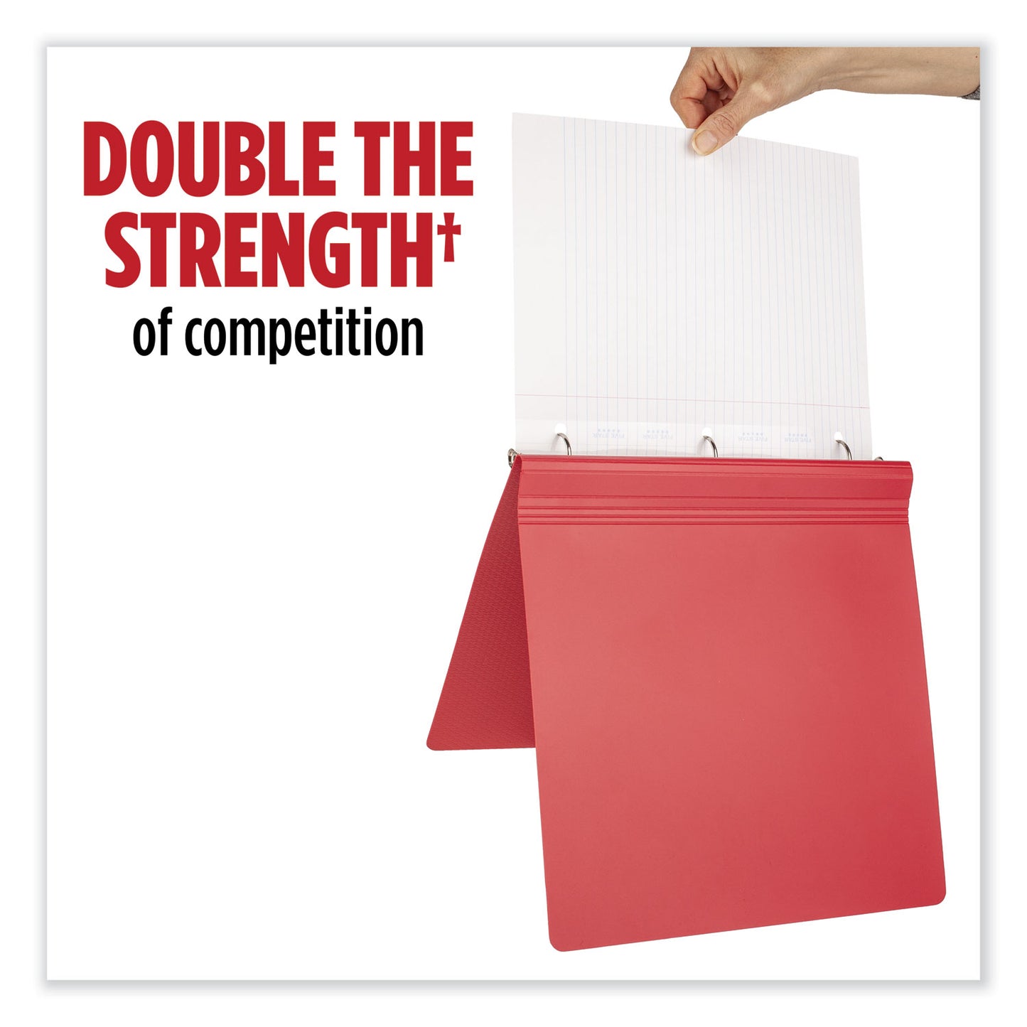 Five Star Reinforced Filler Paper Plus Study App, 3-Hole, 8.5 x 11, College Rule, 80/Pack (170102)