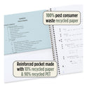 Five Star Recycled Notebook, 1 Subject, Medium/College Rule, Randomly Assorted Cover, 11 x 8.5 Sheets (820053)