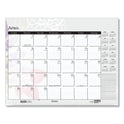 House of Doolittle Recycled Desk Pad Calendar, Wild Flowers Artwork, 22 x 17, White Sheets, Black Binding/Corners,12-Month (Jan-Dec): 2025 (197)