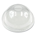 Boardwalk PET Cold Cup Dome Lids, Fits 9 oz to 12 oz PET Cups, Clear, 100/Pack (PET912DOMEPK)