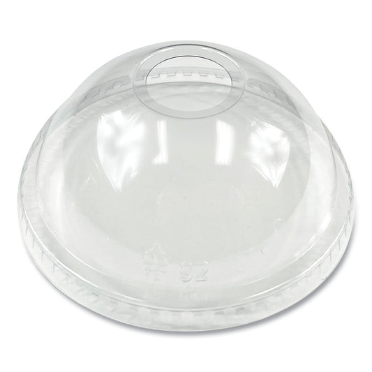 Boardwalk PET Cold Cup Dome Lids, Fits 9 oz to 12 oz PET Cups, Clear, 100/Pack (PET912DOMEPK)