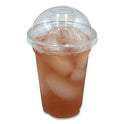 Boardwalk PET Cold Cup Dome Lids, Fits 9 oz to 10 oz PET Cups, Clear, 100/Pack (PET910DOMEPK)