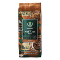 Starbucks Whole Bean Coffee, Decaffeinated, Pike Place, 1 lb, Bag, 6/Carton (12540222CT)