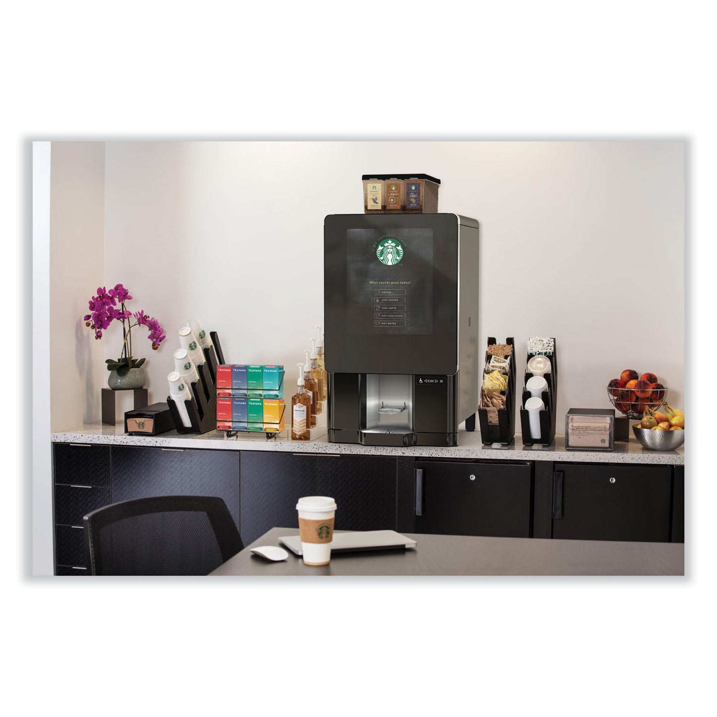 Starbucks Whole Bean Coffee, Decaffeinated, Pike Place, 1 lb, Bag, 6/Carton (12540222CT)